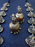 Antique 3 jumka terracotta jewellery set