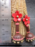 Teracotta jhumkas