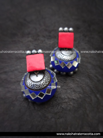 Teracotta jhumkas