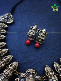 Coin lakshmi Terracotta jewellery set