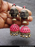 Teracotta jhumkas