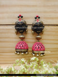 Teracotta jhumkas
