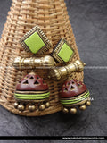 Teracotta jhumkas