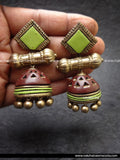 Teracotta jhumkas