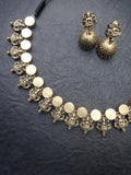 vallikodi- golden terracotto necklace set