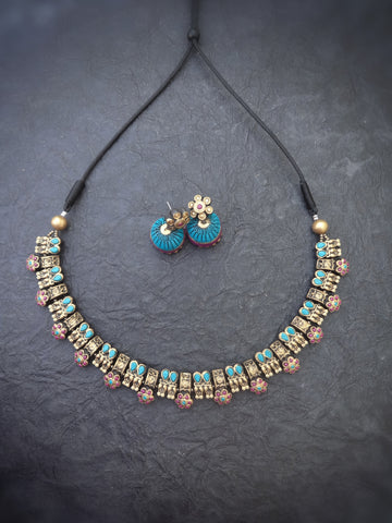 Effortless terracotta Style Necklace