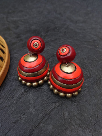 Colourful terracotta Jumkas