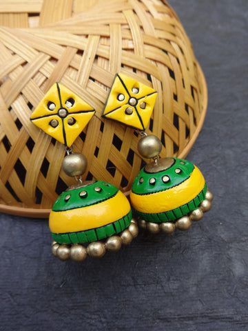 Colourful terracotta Jumkas