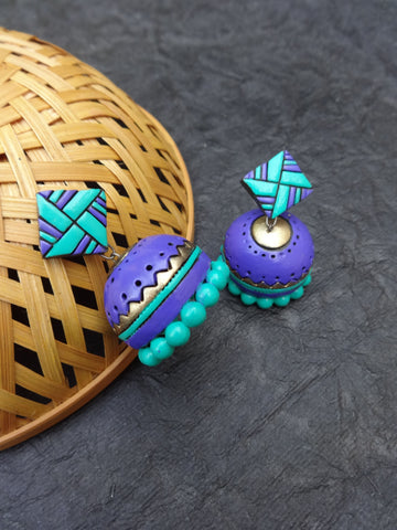 Colourful terracotta Jumkas