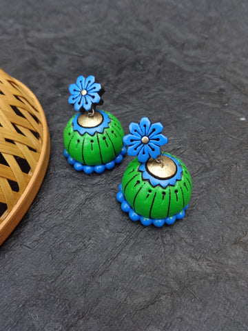 Colourful terracotta Jumkas