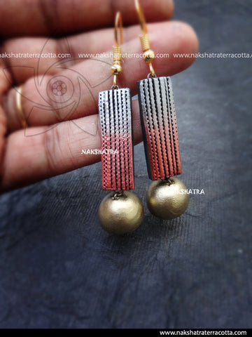 Rectangle hook jhumka