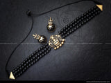 black choker antique lakshmi
