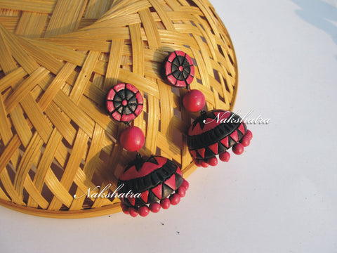 Terracotta Jhumkas