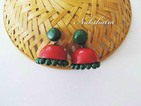Terracotta Jhumkas