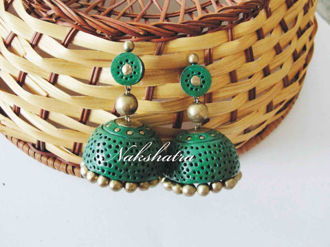 Terracotta Jhumkas
