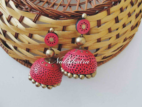 Terracotta Jhumkas