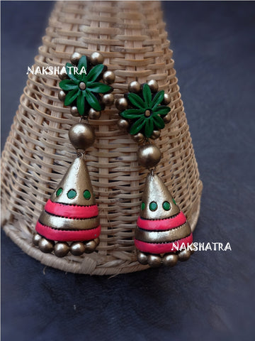 Flowery jhumka