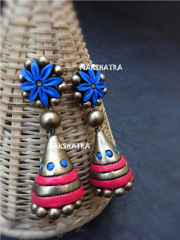Flowery jhumka