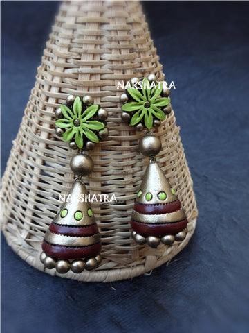 Flowery jhumka