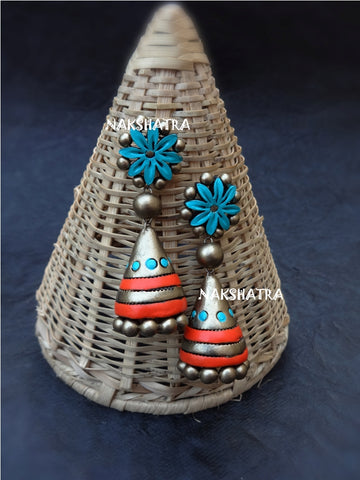 Flowery jhumka