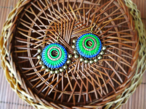 Terracotta hook drop danglers