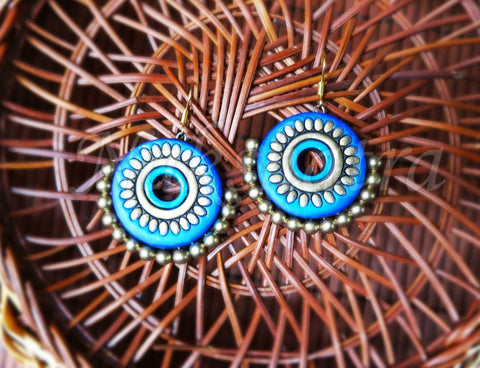 Terracotta hook drop danglers