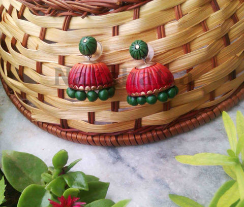 Terracotta Jhumkas