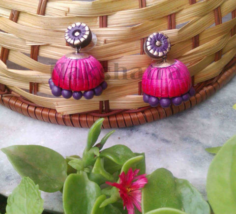 Terracotta Jhumkas