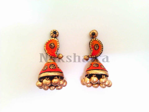 Terracotta Jhumkas