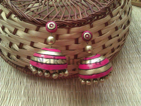Terracotta Jhumkas