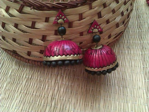 Terracotta Jhumkas