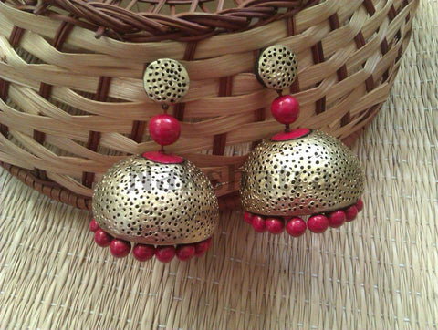 Terracotta Jhumkas