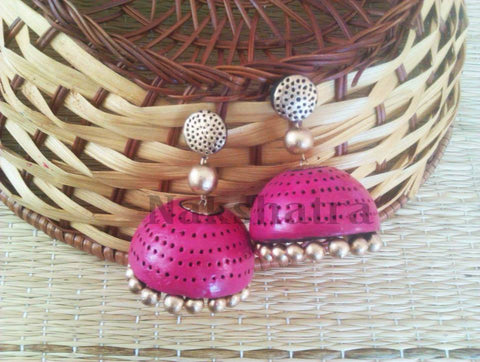 Terracotta Jhumkas