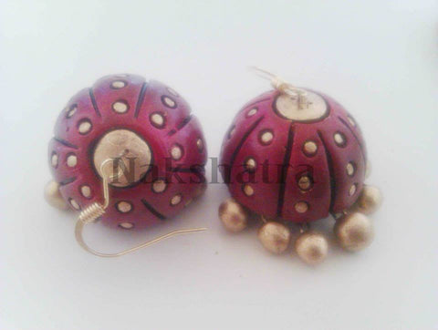 Terracotta Jhumkas