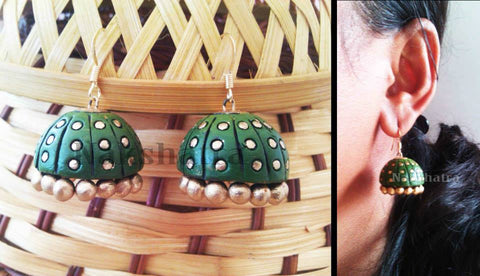 Terracotta Jhumkas