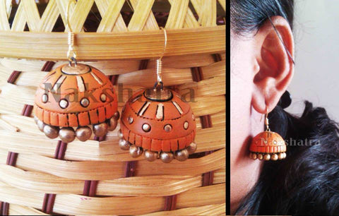 Terracotta Jhumkas