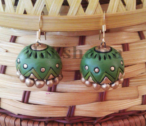 Terracotta Jhumkas