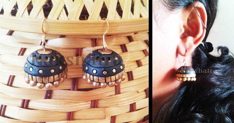 Terracotta Jhumkas