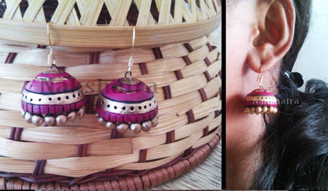 Terracotta Jhumkas
