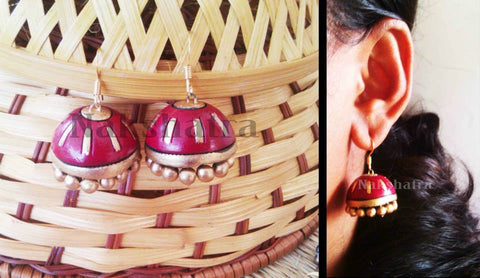 Terracotta Jhumkas