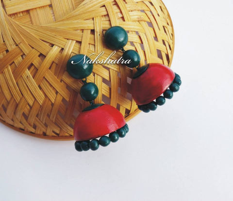 Terracotta Jhumkas