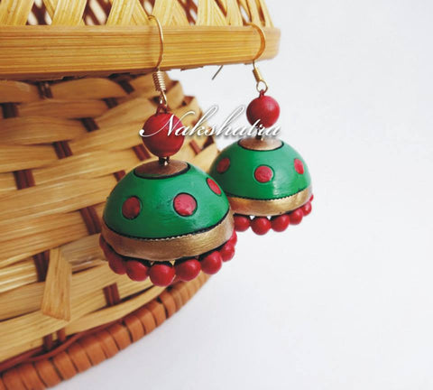 Terracotta Jhumkas