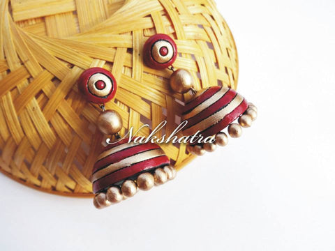 Terracotta Jhumkas