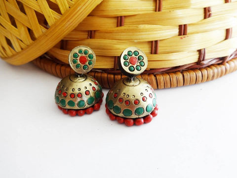 Terracotta Jhumkas