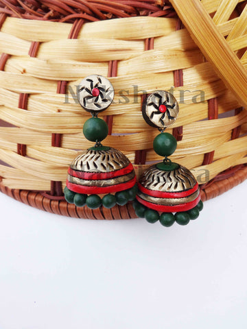 Terracotta Jhumkas