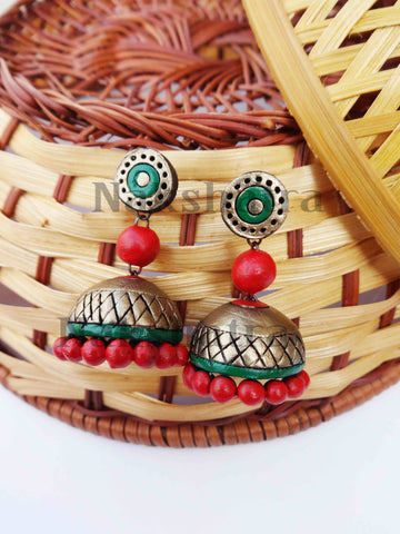 Terracotta Jhumkas