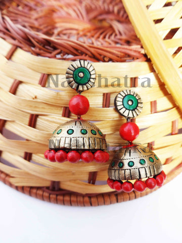 Terracotta Jhumkas