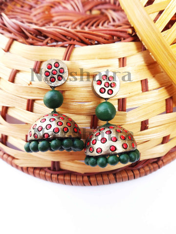 Terracotta Jhumkas