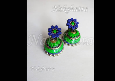 Terracotta Jhumkas
