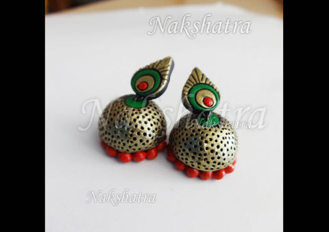 Terracotta Jhumkas